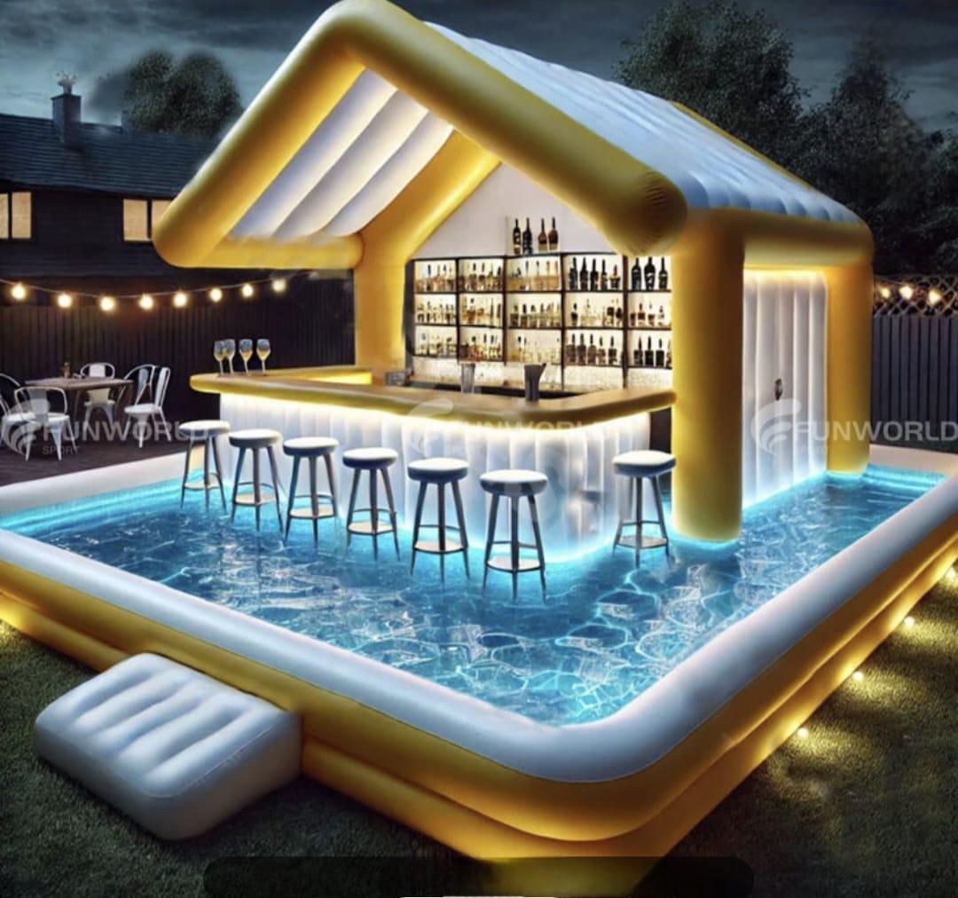 Inflatable Pool-Bar Oasis