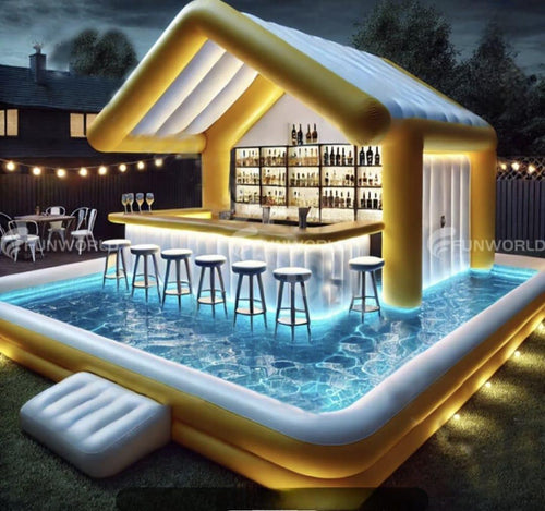 Inflatable Pool-Bar Oasis